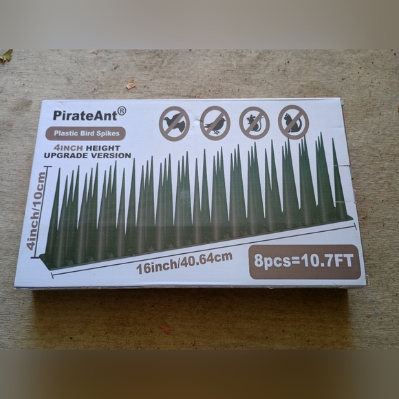 plastic bird spikes set of 8 - Picture 1 of 2